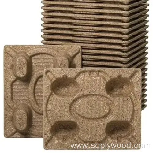 1100X1100mm MDI Glue Compressed Wood Pallet Molded Presswood Pallets for Packaging